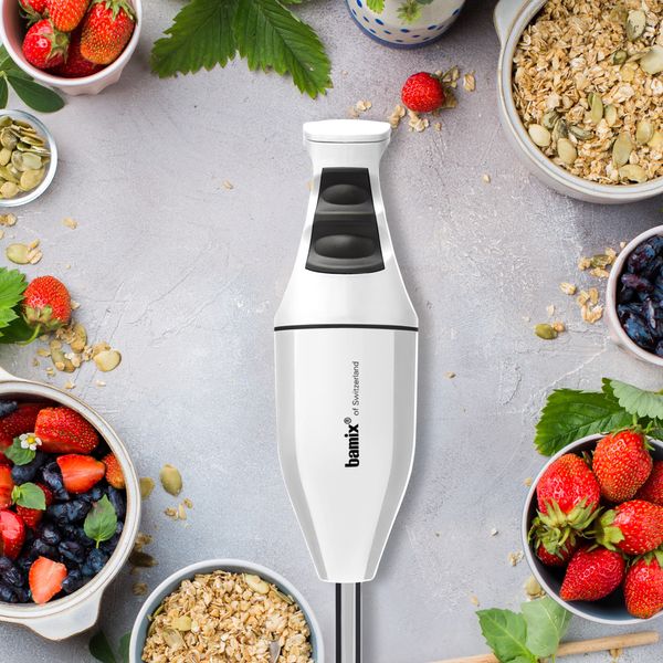 Bamix Classic Immersion Blender 140W White